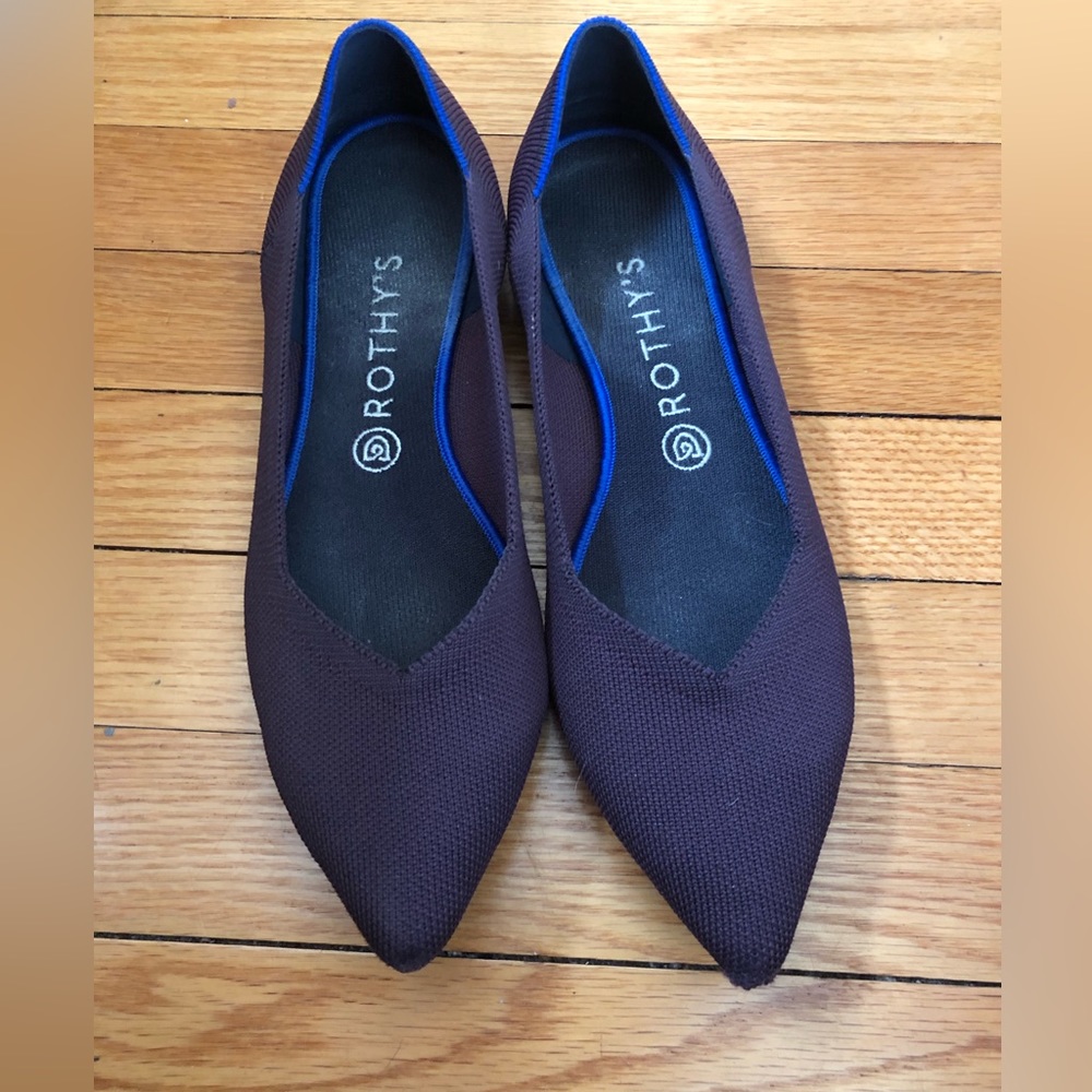 Plum Rothy’s the point ballet flats